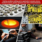 Hapivida Jewelry Casting Container, High Temperature Aluminum Alloy Sand - Image 5