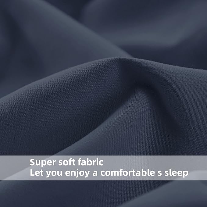 HBHLFZ Twin Fitted Sheet Only 2 Pack, Soft Breathable Bottom Sheet - Image 4
