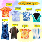 PATIFEED Tie Dye Kit for Kids and Adults, 32 Colours | 80ML Bottles, Gifts for - Image 7