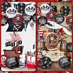 Panelee 12 Pcs Pirate Theme Paper Lanterns Birthday Party Decorations 8 Inch - Image 5