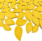 500g/1.1lb Leaf-Shaped Ceramic Mosaic Tiles, Ceramic Mosaic Pieces - Image 3