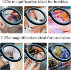 Brightech LightView Pro Flex 2 in 1 Magnifying Desk Lamp, 2.25x Light Magnifier - Image 8