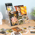 CELSOL 2 Pack Upgraded 3 Tier Acrylic Card Display Stand, Greeting Cards - Image 5
