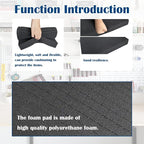 2Pcs 12"x12"x2" & 2Pcs 12"x12"x0.4" Pick and Pluck Foam Gun Case Foam | 2 Sizes - Image 4