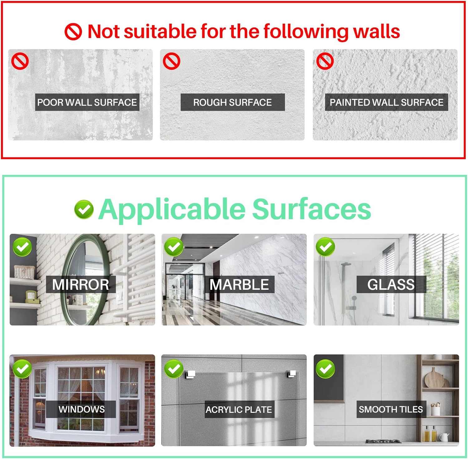 Antimbee Suction Cup Hooks, 10 Pack Reusable Suction Cup Hangers, Removable Small Suction Cups with 2 Hooks for Shower, Bathroom, Glass, Door, Windows, Kitchen, Up to 11 lbs on Smooth Surface