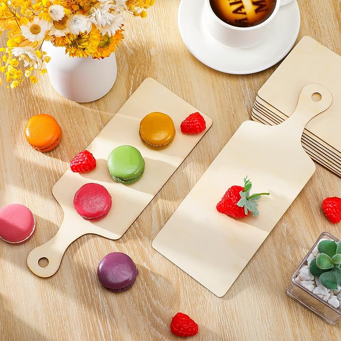 Marsui 12 Pieces Mini Wooden Cutting Board - Image 6