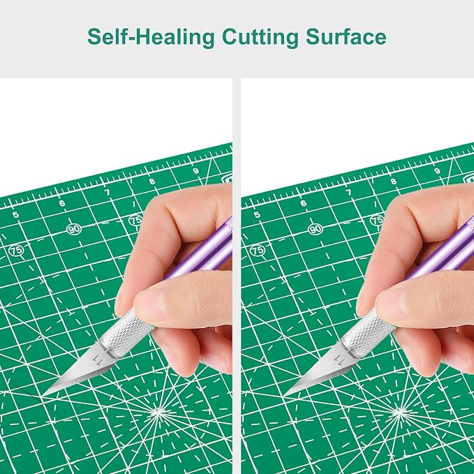 Headley Tools 17"x17" Rotating Cutting Mat, Self Healing Mat - Image 5