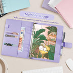 A5 Kpop Photocard Binder with 30 Pack 4-Pocket Card Pages, 6 Ring A5 Binder - Image 7