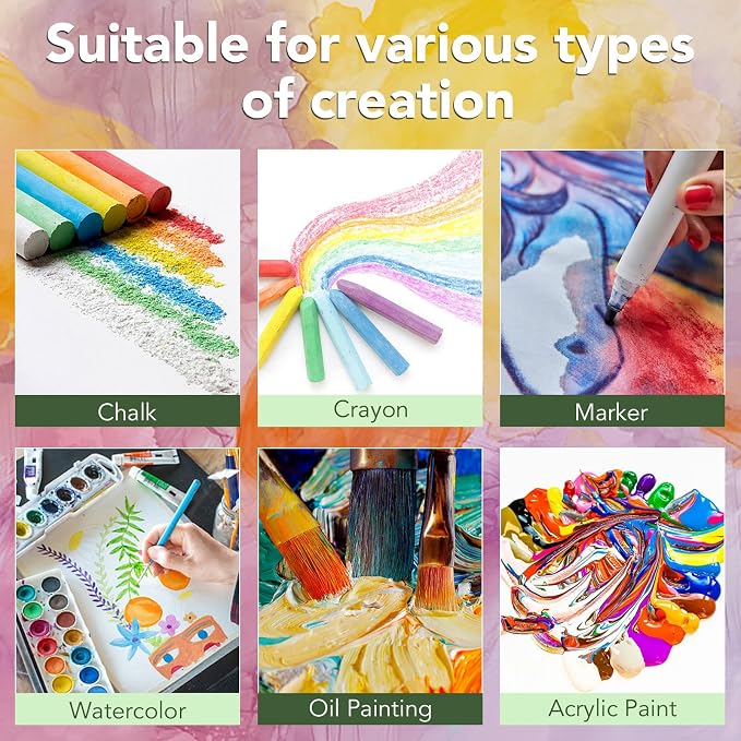 ESRICH 8x10 Canvas for Painting, 60 Pack Canvas Boards for Painting, Blank - Image 4