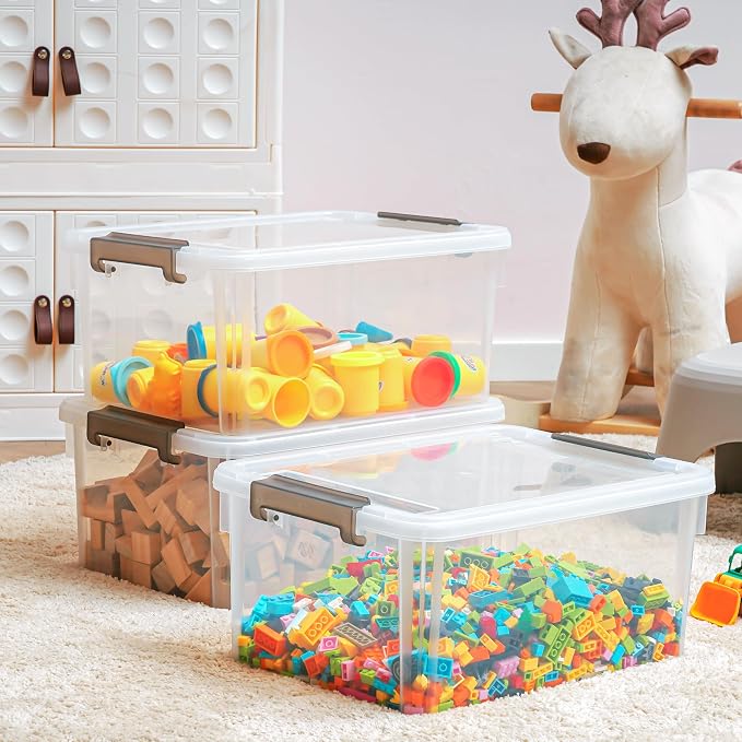 Citylife 17QT 2Packs Clear Craft Organizers and Storage Box - Image 9