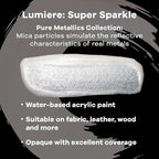 Jacquard Lumiere 2.25oz Fabric Paint Super Sparkle - Image 2