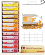 Redtwo 12 PCS Diamond Painting Storage Containers Trays, Detachable Trays by Redtwo
