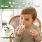haakaa Silicone Popsicle Molds for Kids, Collapsible Ice Pop Molds - Image 2