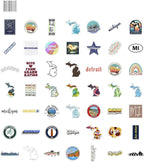 BulbaCraft Michigan Stickers for Water Bottle and Laptop - Image 3