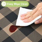 Smiry Oval Table Cloth, Waterproof Vinyl Tablecloths - Image 3