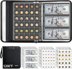 400-Pocket Fireproof Coin Book by Hontom