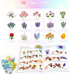 800 PCS Pipe Cleaners Craft, Pipe Cleaners Flowers Kit - Image 5