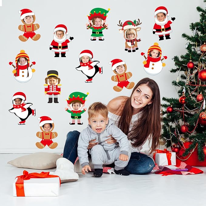 48 Set Christmas Santa Elf Reindeer Snowman Nutcracker Gingerbread Man Penguin - Image 4