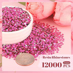 12000PCS 2mm Resin Rhinestones Bulk - Image 2