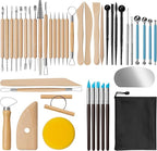 Amrules Clay Tools Kit, Practical Polymer Clay Sculpting Tools Kit, Air Dry by Amrules