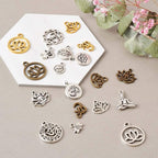 Craftdady Tibetan Style Antique Silver Alloy Pendants Cute Metal Dangle Charms - Image 5