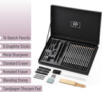 Mr. Pen- Drawing Sketching Pencil Set, Graphite Pencils | Graphite Sticks - Image 3