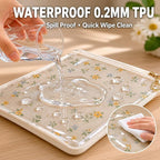 SHISU Clear TPU Vinyl Fabric 8 Mil, Large Waterproof Sheet | Wide transparent - Image 4