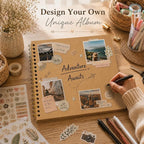 DIY Scrapbook Album 10x10 Inch 40 Pages, Hardcover Kraft Paper | Photo Book - Image 7