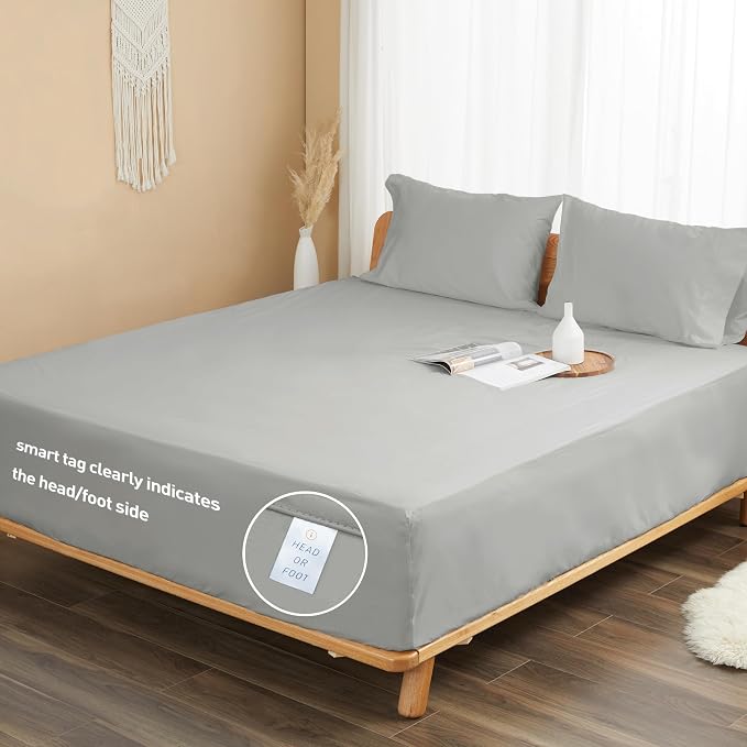 Sunflower California King Fitted Sheet, 1-Piece Extra Deep Pocket Fitted Bottom - Image 7