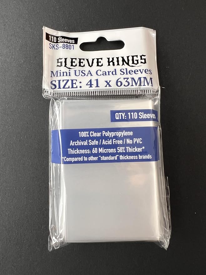 Sleeve Kings Mini USA Card Sleeves 41 X 63 mm - Image 3