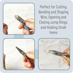 Mr. Pen- Pliers for Jewelry Making, 3 Pack, Chain Nose | Round Nose Pliers Set - Image 4