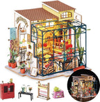 Rolife DIY Miniature House Kit Flower Shop, Tiny House Kit by Rolife