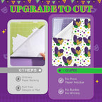 Tintnut Mardi Gras Permanent Vinyl 12 Sheets 12''x10'' Adhesive Vinyl | Shrove - Image 4