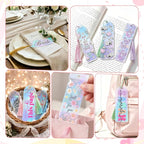 90Pcs Acrylic Bookmark Blanks Kit, 30 Set Iridescent Clear Acrylic Bookmarks - Image 5