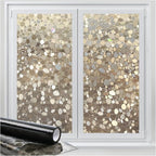 rabbitgoo Rainbow Window Privacy Film Decorative, UV Blocking, Stained Glass by rabbitgoo