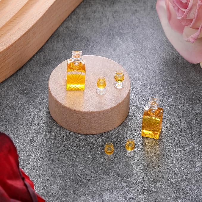 JJUNW 6 Pcs 1:12 Scale Dollhouse Miniature Accessories, A Set of Exquisite Mini - Image 4