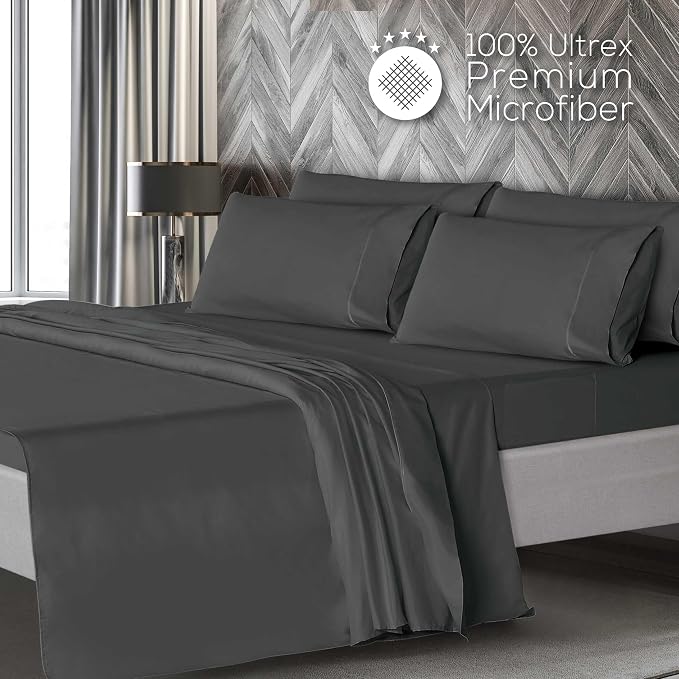 Mueller UltraTemp 6 PC Queen Sheet Set - Image 3