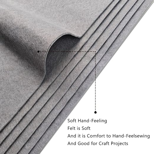 Jtnohx Self Adhesive Felt Sheets, 12 Pieces Felt Fabric - Image 4