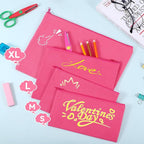 12 Pieces Cotton Canvas Makeup Bag, Blank DIY Craft Bag - Image 6