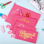 12 Pieces Cotton Canvas Makeup Bag, Blank DIY Craft Bag - Image 6