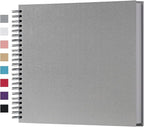 potricher 12 x 12 Inch Large DIY Scrapbook Photo Album 80 Pages Thick Kraft by potricher