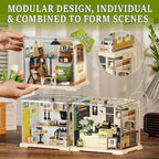 DIY Miniature Living Room Dollhouse Kit - Image 9