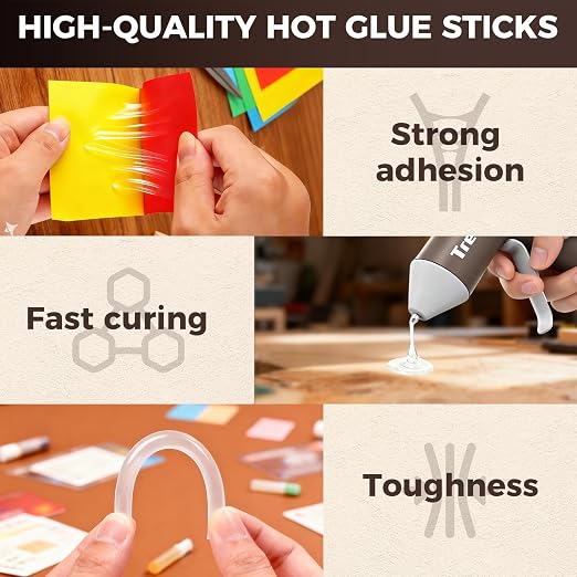 Mini Hot Glue Sticks 600PCS, Diameter 0.27 Inch, Length 4 Inches - Image 3