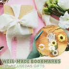 AmazingSpark 222 Pcs Dried Flower Bookmark Making Kit Include DIY Pressed - Image 7