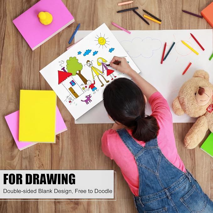 Frienda 100 Pack White Foam Board Foam Poster Boards - Image 6
