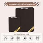 KING MOUNTAIN Leather Repair Patch, 2 Packs 9 x 11 Inches self Adhesive Leather - Image 4