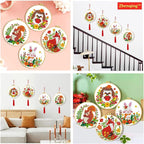 Zhenqing 4 Pack Woodland Animal Stamped Cross Stitch Kit, 11CT Printed Fox - Image 10
