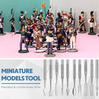 Honoson 5 Pcs Miniature Sculpting Tools Set Mini Stainless Steel Double-Headed - Image 7