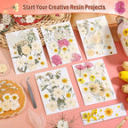 Dried Pressed Flowers for Resin, Real Pressed Flowers Dry Leaves Bulk Natural - Image 6