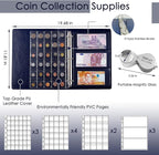 295pcs 2 in 1 Coin Collection Book, Coin Collection Supplies, Coin Holders - Image 3